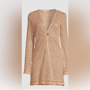 NWT House of Harlow 1960 Sequin Swim Cover Up